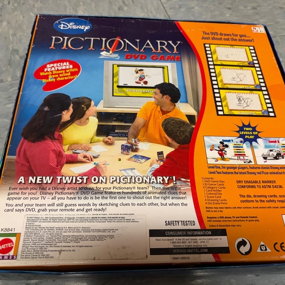 Disney Pictionary DVD Game - Picture 6 of 7